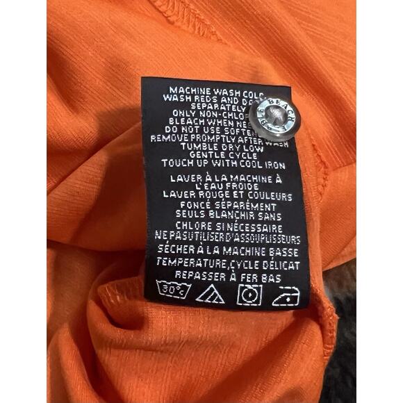 New PEBBLE BEACH Performance Golf Polo‎ Short Sleeve Shirt Men's XL Orange NWT - Picture 9 of 13